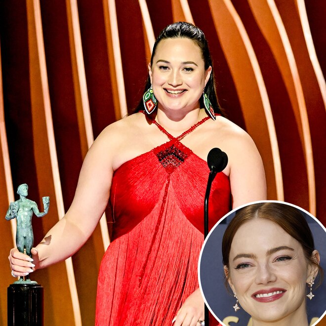 Lily Gladstone, Emma Stone, SAG Awards 2024